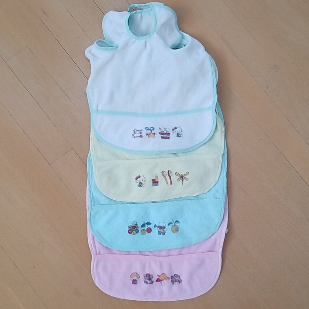 Vintage Hello Kitty & Friends 4 Apron Bibs